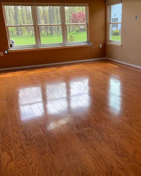 Two men in FCI polos standing in front of a Mobile Showroom