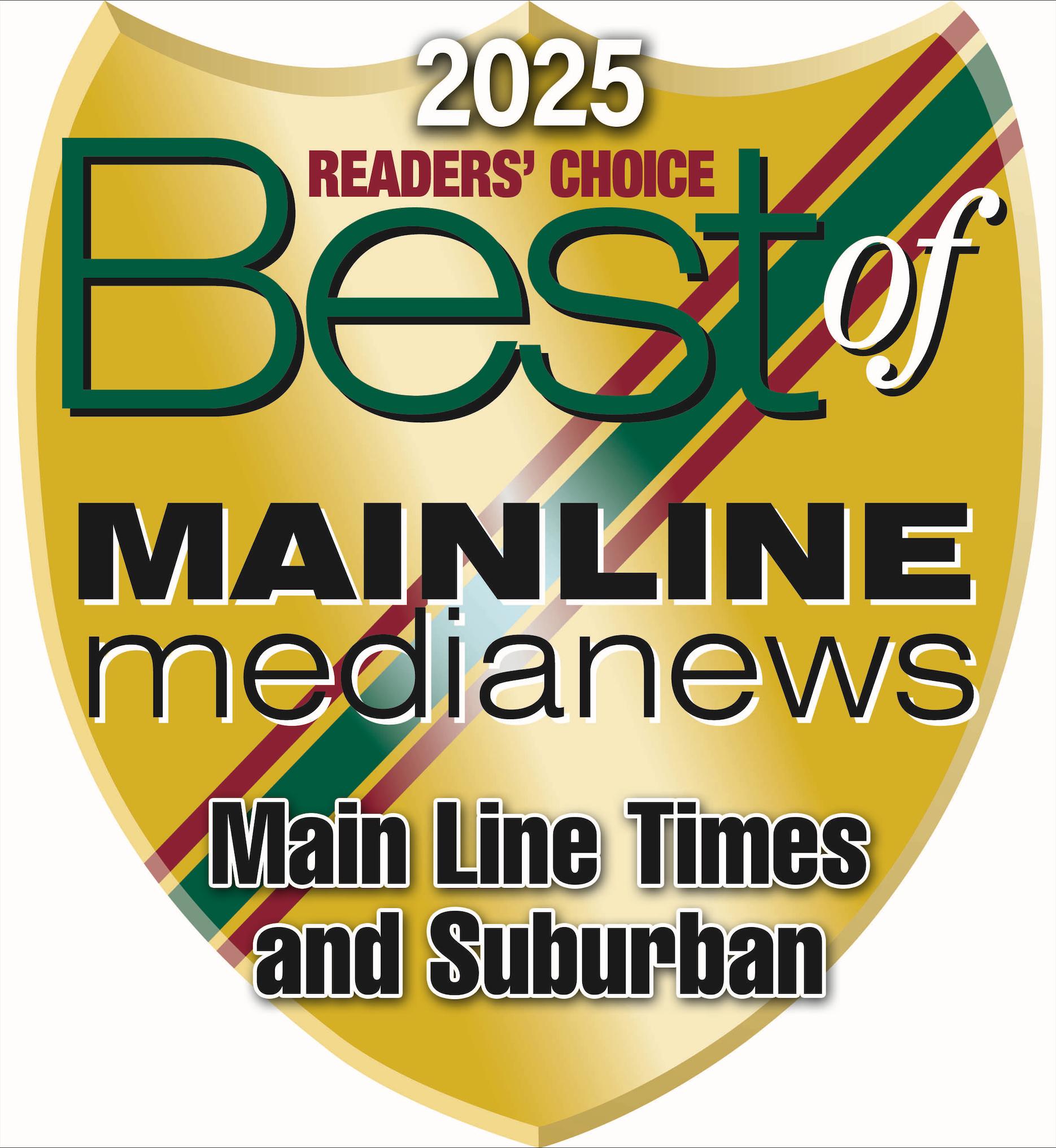 2025 Readers' Choice Best of Mainline mediannews award 